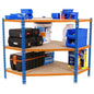  SIMON RACK  Etagère basse bois/métal d'angle 900x900mm  ETAGERE, Etagère basse bois  métal RANGESTOCK