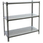  SIMON RACK  Etagère basse métal 900x800x400mm  ETAGERE, Etagère basse métallique RANGESTOCK