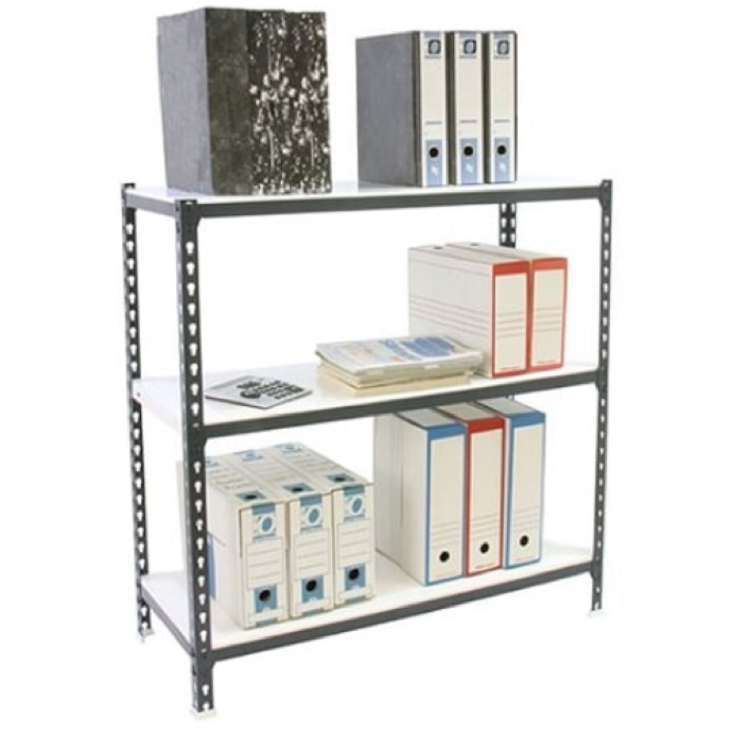  SIMON RACK  Etagère basse métal 900x900x500mm  ETAGERE, Etagère basse métallique RANGESTOCK