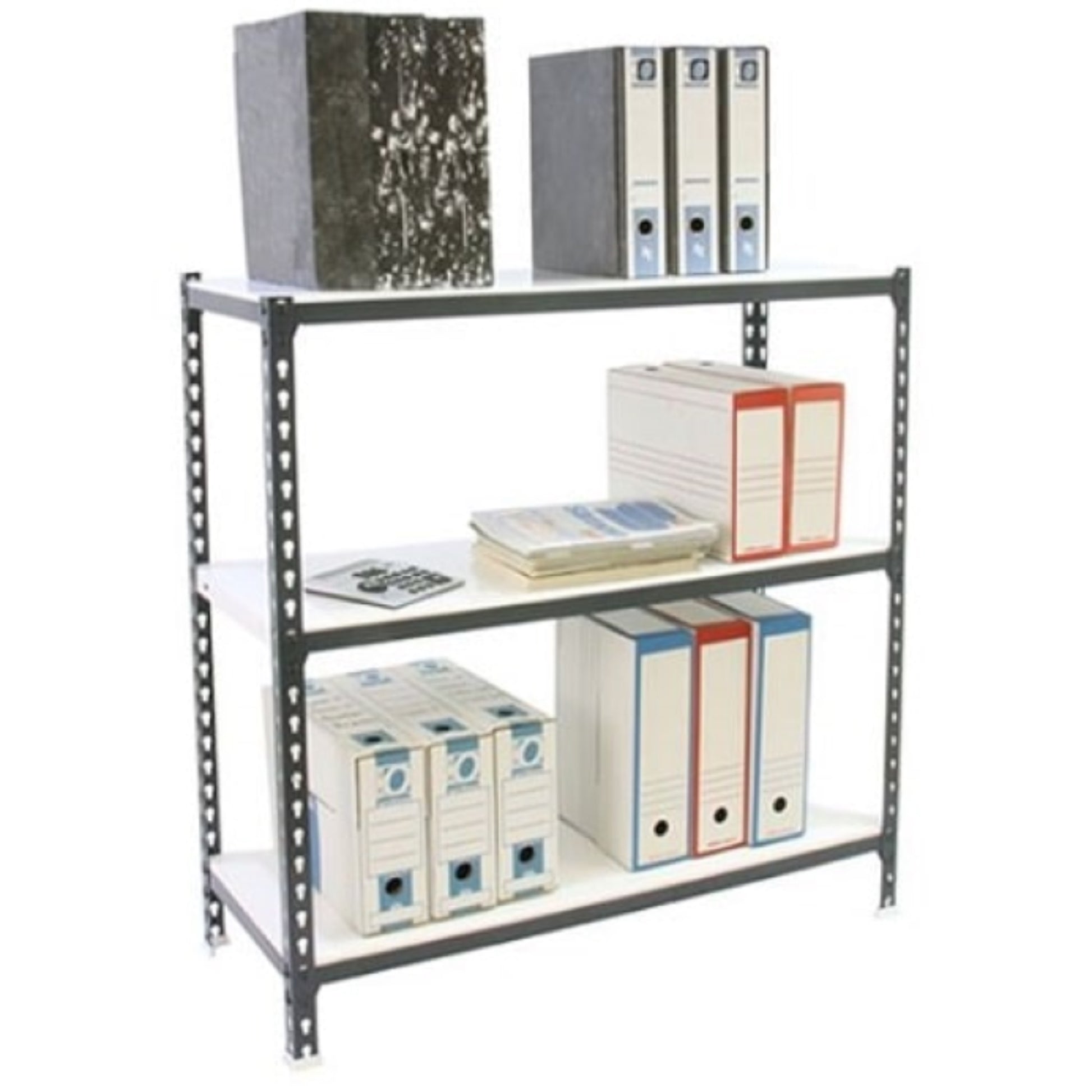  SIMON RACK  Etagère basse métal 900x900x500mm  ETAGERE, Etagère basse métallique RANGESTOCK