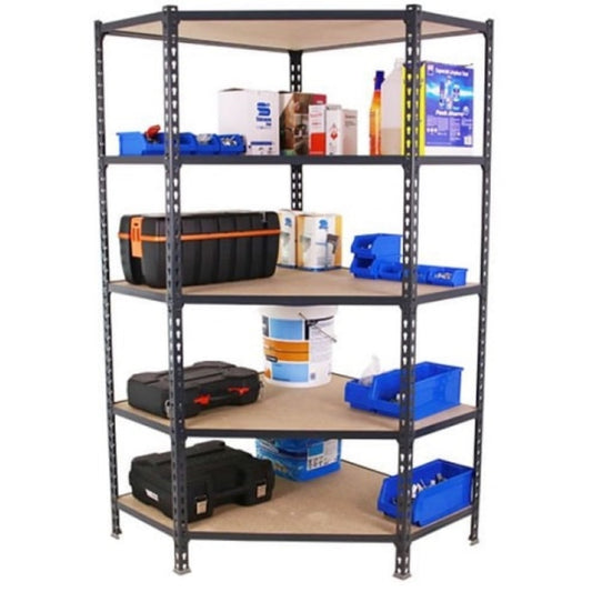  SIMON RACK  Etagère bois/métal d'angle 1800x900mm  ETAGERE, Etagère bois métal RANGESTOCK