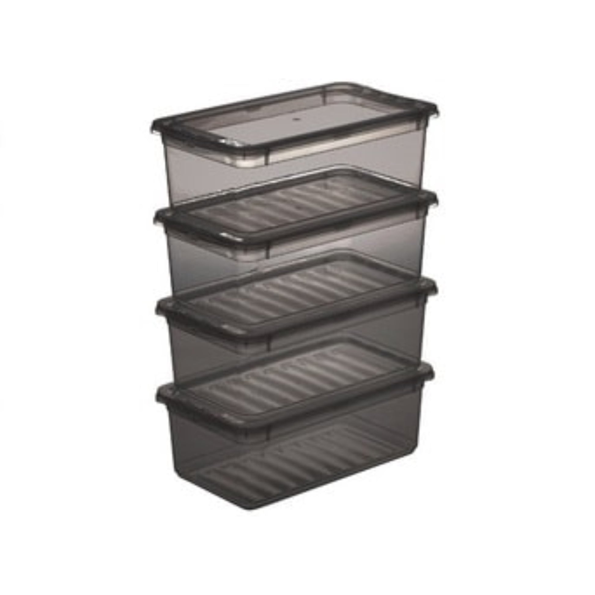  KEEEPER  Lot  4 boites plastiques 5,6L  BOITE & BAC, Lot boite plastique RANGESTOCK
