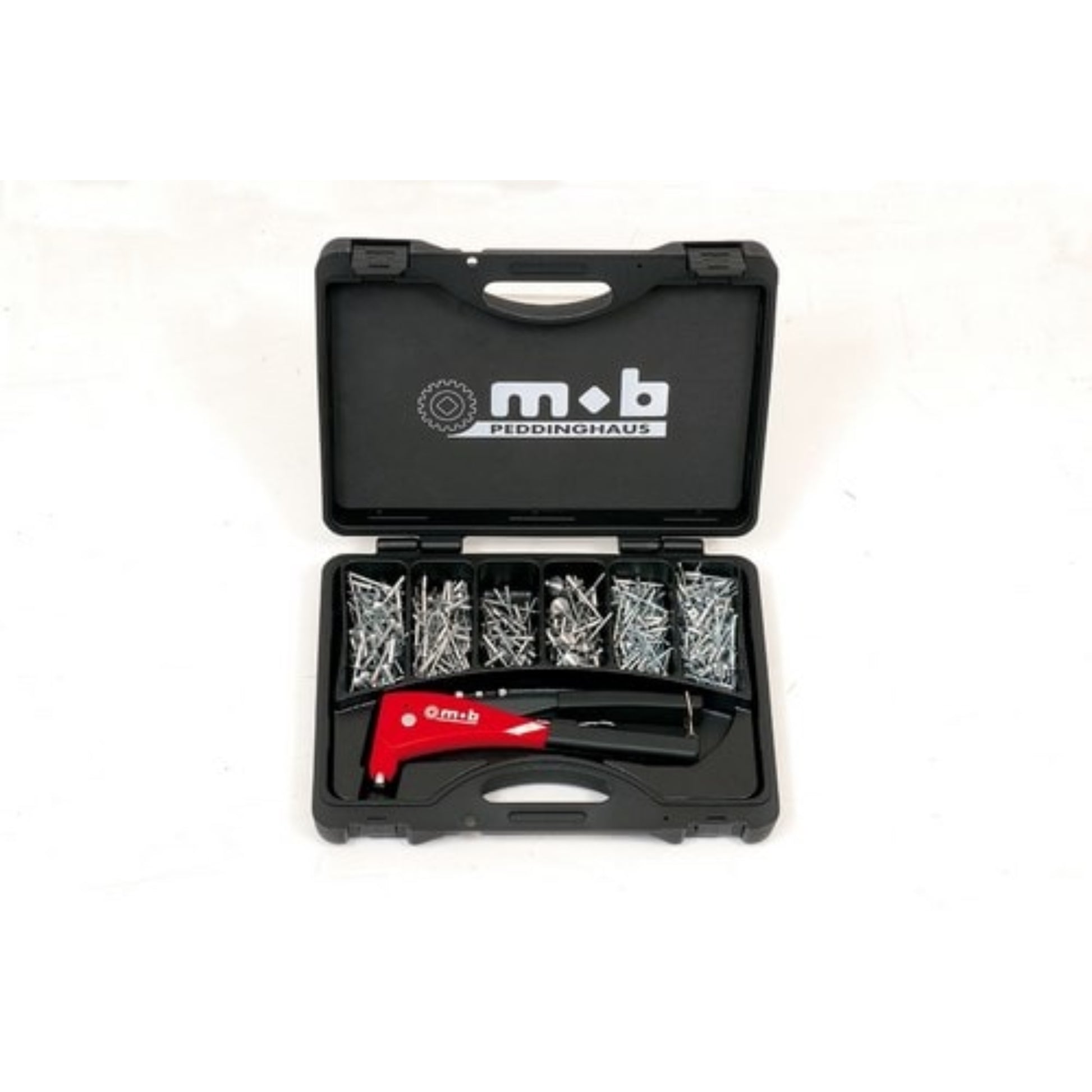 MOB OUTILLAGE  Pince à riveter + 600 rivets en coffret  OUTIL A MAIN, Pince RANGESTOCK