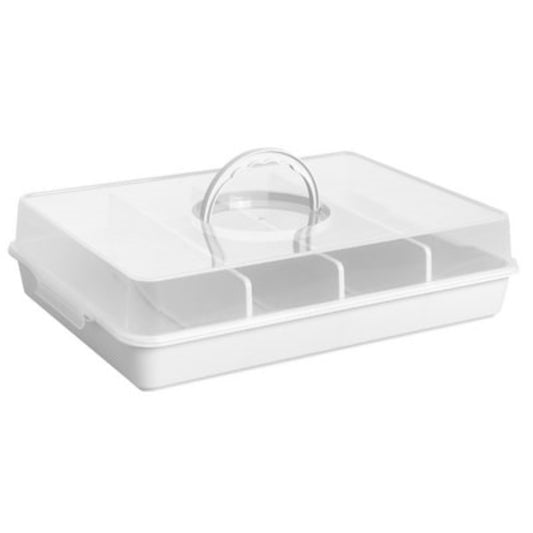 PLAST TEAM  Plat à gâteau avec couvercle  BOITE & BAC, Boite alimentaire hermétique RANGESTOCK