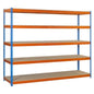 SIMON RACK  Rayonnage bois/métal 2000x2100mm 5 niveaux  RAYONNAGE, Rayonnage bois / métal Simonforte RANGESTOCK