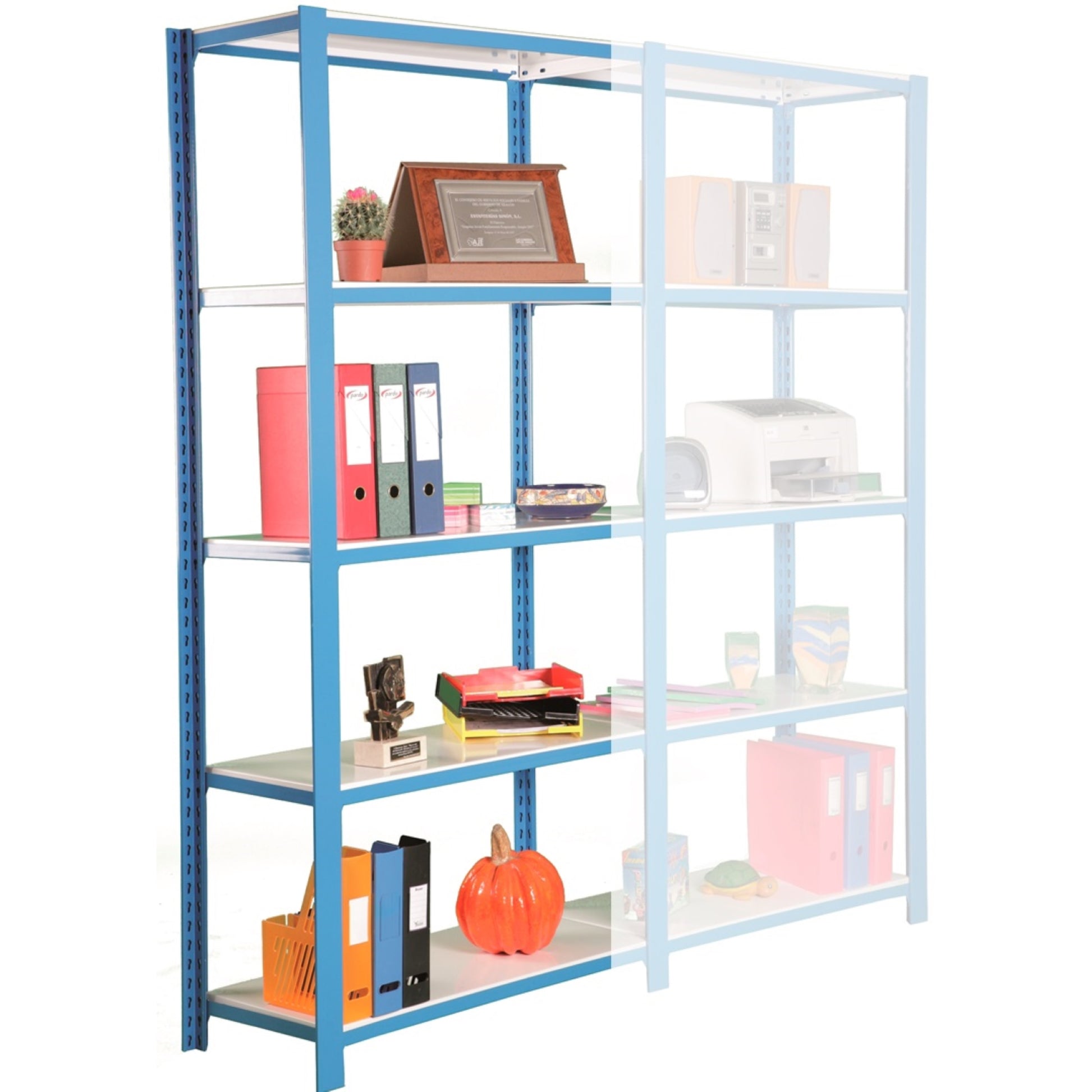 SIMON RACK  Rayonnage bureau métal départ 5 tablettes  RAYONNAGE, Rayonnage bureau RANGESTOCK