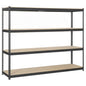  SIMON RACK  Rayonnage bois/métal 2000x2400mm 4 niveaux  RAYONNAGE, Rayonnage bois / métal Simonforte RANGESTOCK