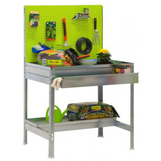  SIMON RACK  Table de rempotage avec panneau outils et tiroir  ETABLI, Table de rempotage RANGESTOCK