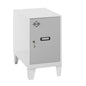  SIMON RACK  Vestiaire casier métal blanc + pieds en kit - (H)575 x (L)300 x (P)500mm  VESTIAIRE, Vestiaire casier en kit RANGESTOCK