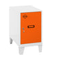  SIMON RACK  Vestiaire casier métal blanc + pieds en kit - (H)575 x (L)300 x (P)500mm  VESTIAIRE, Vestiaire casier en kit RANGESTOCK