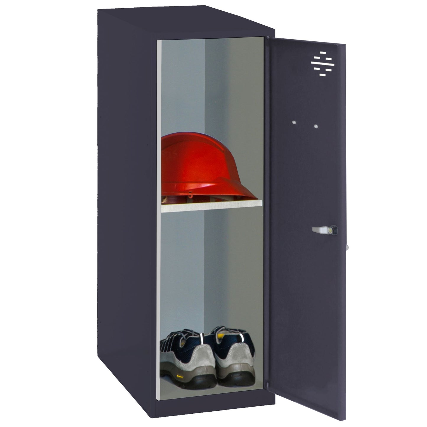  SIMON RACK  Vestiaire casier métal anthracite + tablette en kit  - (H)915 x (L)300 x (P)500mm  VESTIAIRE, Vestiaire casier en kit RANGESTOCK