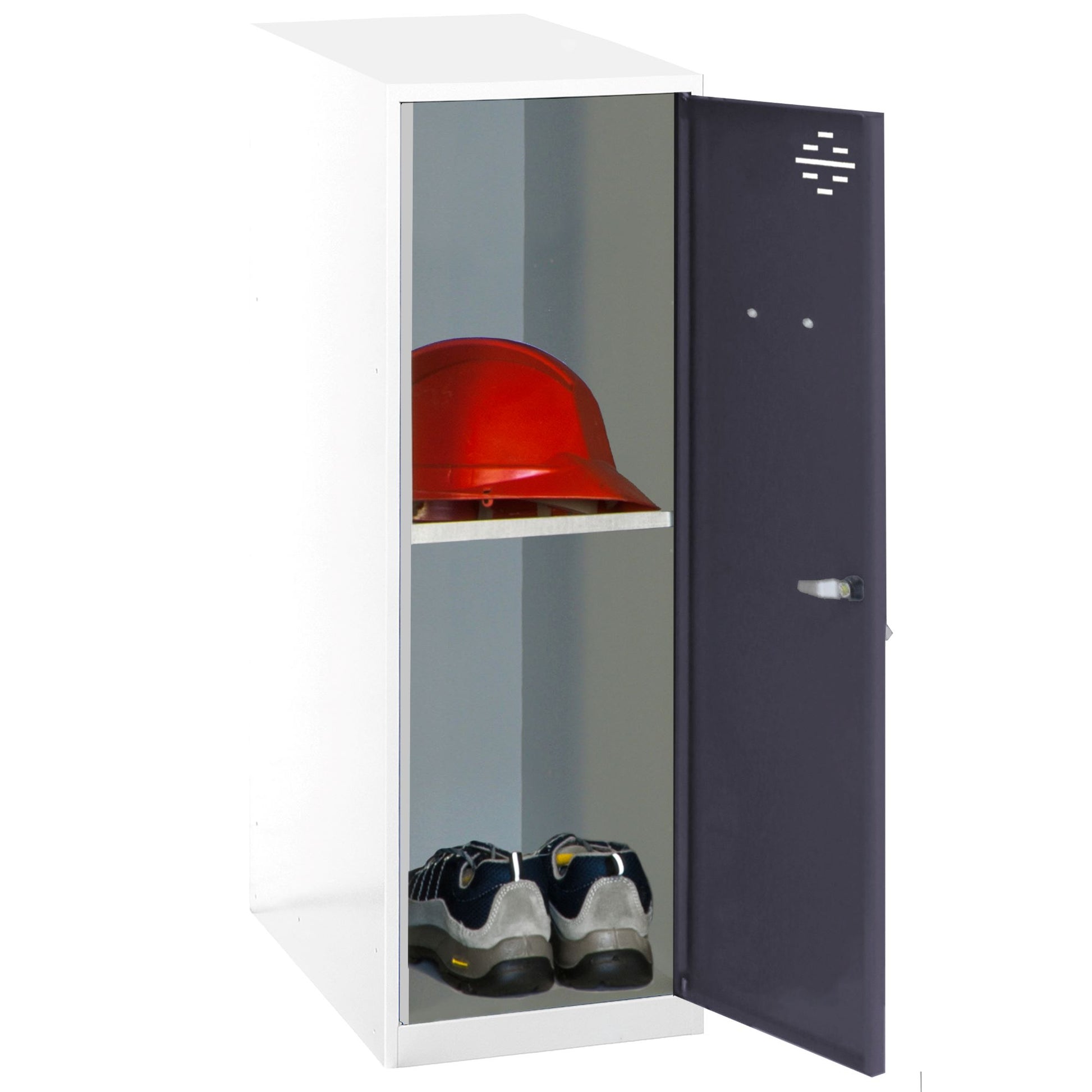  SIMON RACK  Vestiaire casier métal blanc + tablette en kit  - (H)915 x (L)300 x (P)500mm  VESTIAIRE, Vestiaire casier en kit RANGESTOCK