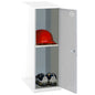 SIMON RACK  Vestiaire casier métal blanc + tablette en kit  - (H)915 x (L)300 x (P)500mm  VESTIAIRE, Vestiaire casier en kit RANGESTOCK