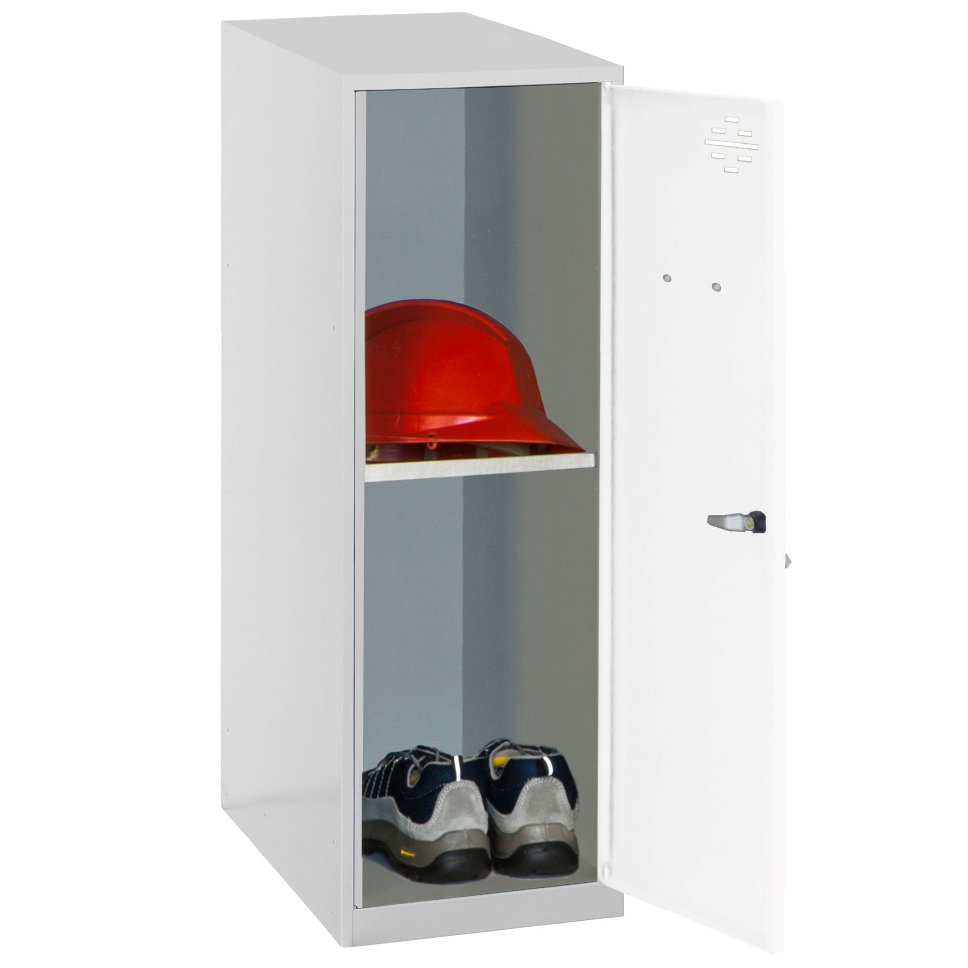  SIMON RACK  Vestiaire casier métal gris + tablette en kit  - (H)915 x (L)300 x (P)500mm  VESTIAIRE, Vestiaire casier en kit RANGESTOCK