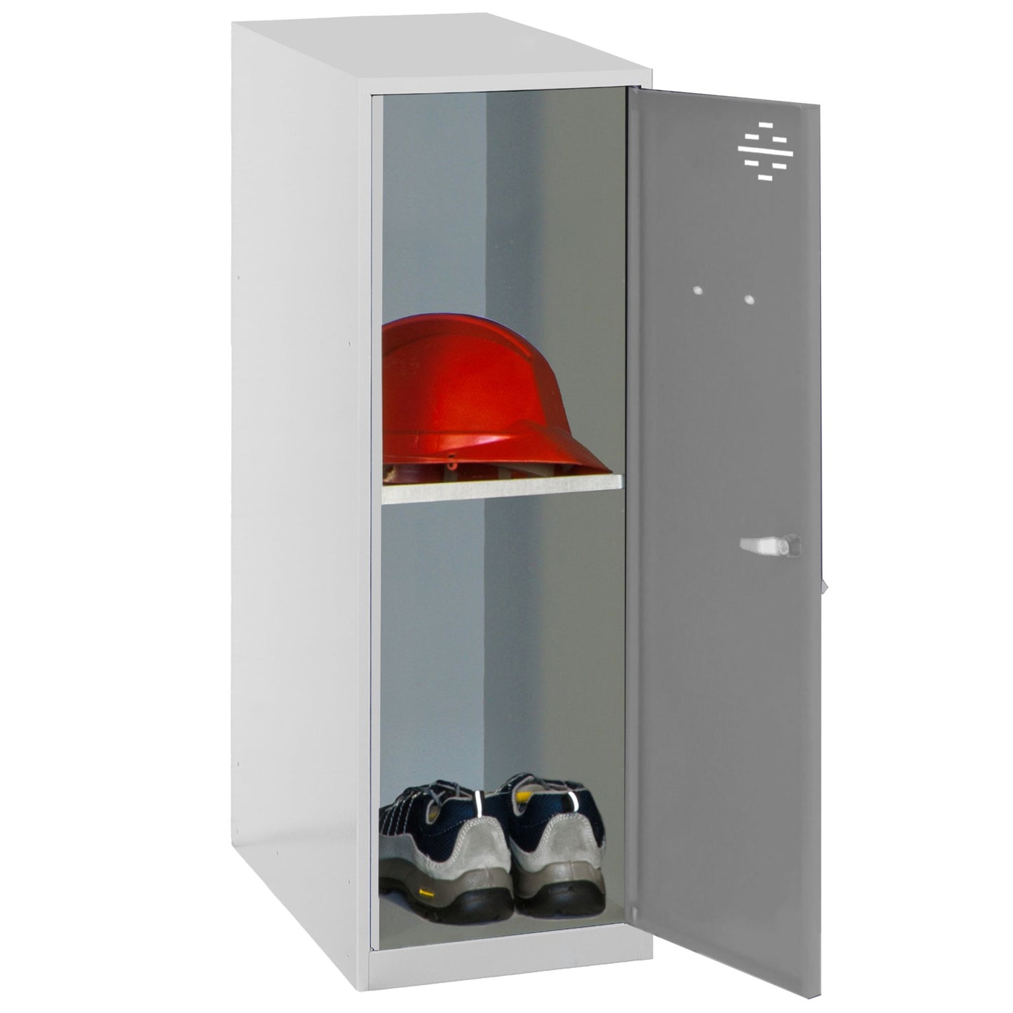  SIMON RACK  Vestiaire casier métal gris + tablette en kit  - (H)915 x (L)300 x (P)500mm  VESTIAIRE, Vestiaire casier en kit RANGESTOCK