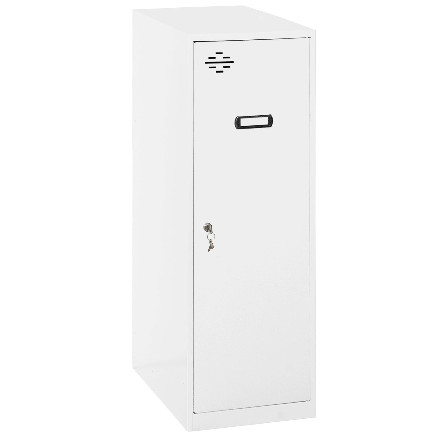  SIMON RACK  Vestiaire casier métal blanc + tringle en kit  - (H)915 x (L)300 x (P)500mm  VESTIAIRE, Vestiaire casier en kit RANGESTOCK
