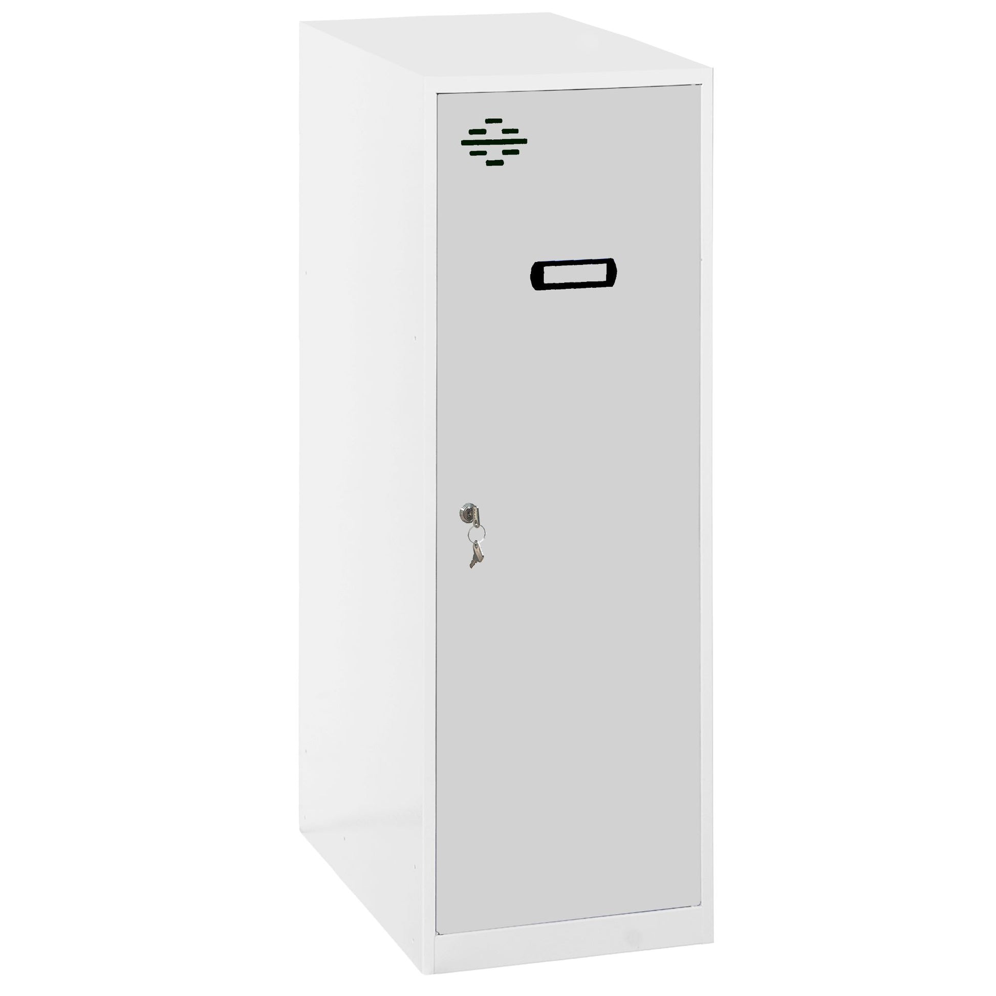  SIMON RACK  Vestiaire casier métal blanc + tringle en kit  - (H)915 x (L)300 x (P)500mm  VESTIAIRE, Vestiaire casier en kit RANGESTOCK
