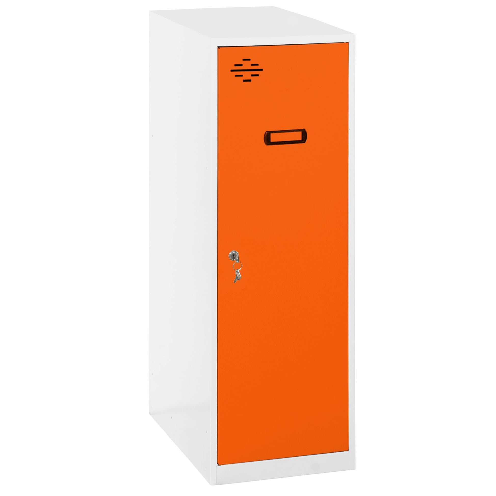  SIMON RACK  Vestiaire casier métal blanc + tringle en kit  - (H)915 x (L)300 x (P)500mm  VESTIAIRE, Vestiaire casier en kit RANGESTOCK