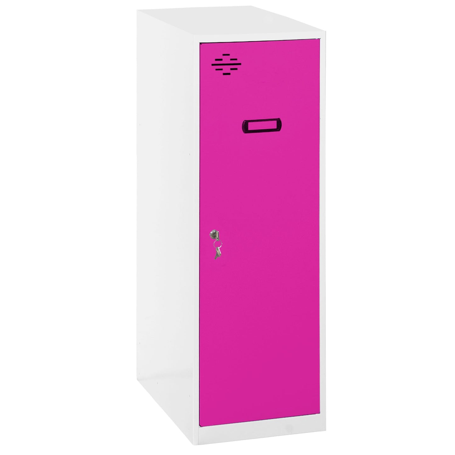  SIMON RACK  Vestiaire casier métal blanc + tringle en kit  - (H)915 x (L)300 x (P)500mm  VESTIAIRE, Vestiaire casier en kit RANGESTOCK