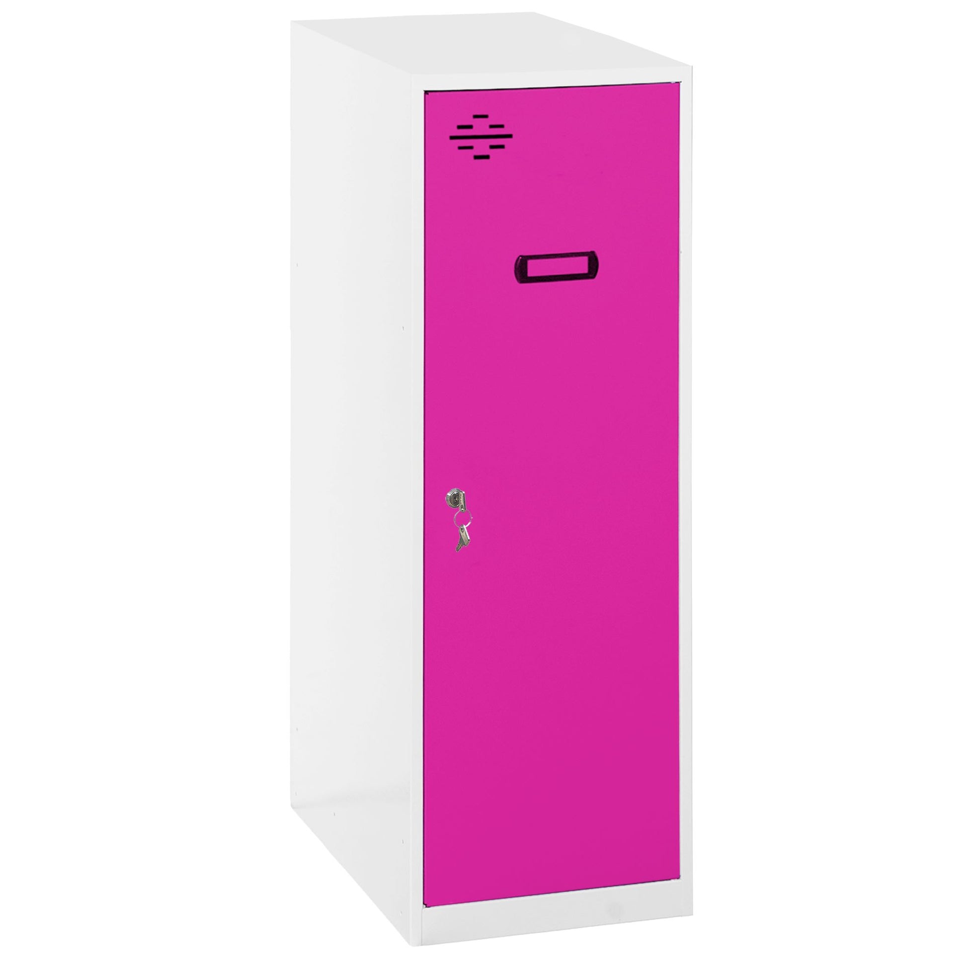  SIMON RACK  Vestiaire casier métal blanc + tringle en kit  - (H)915 x (L)300 x (P)500mm  VESTIAIRE, Vestiaire casier en kit RANGESTOCK