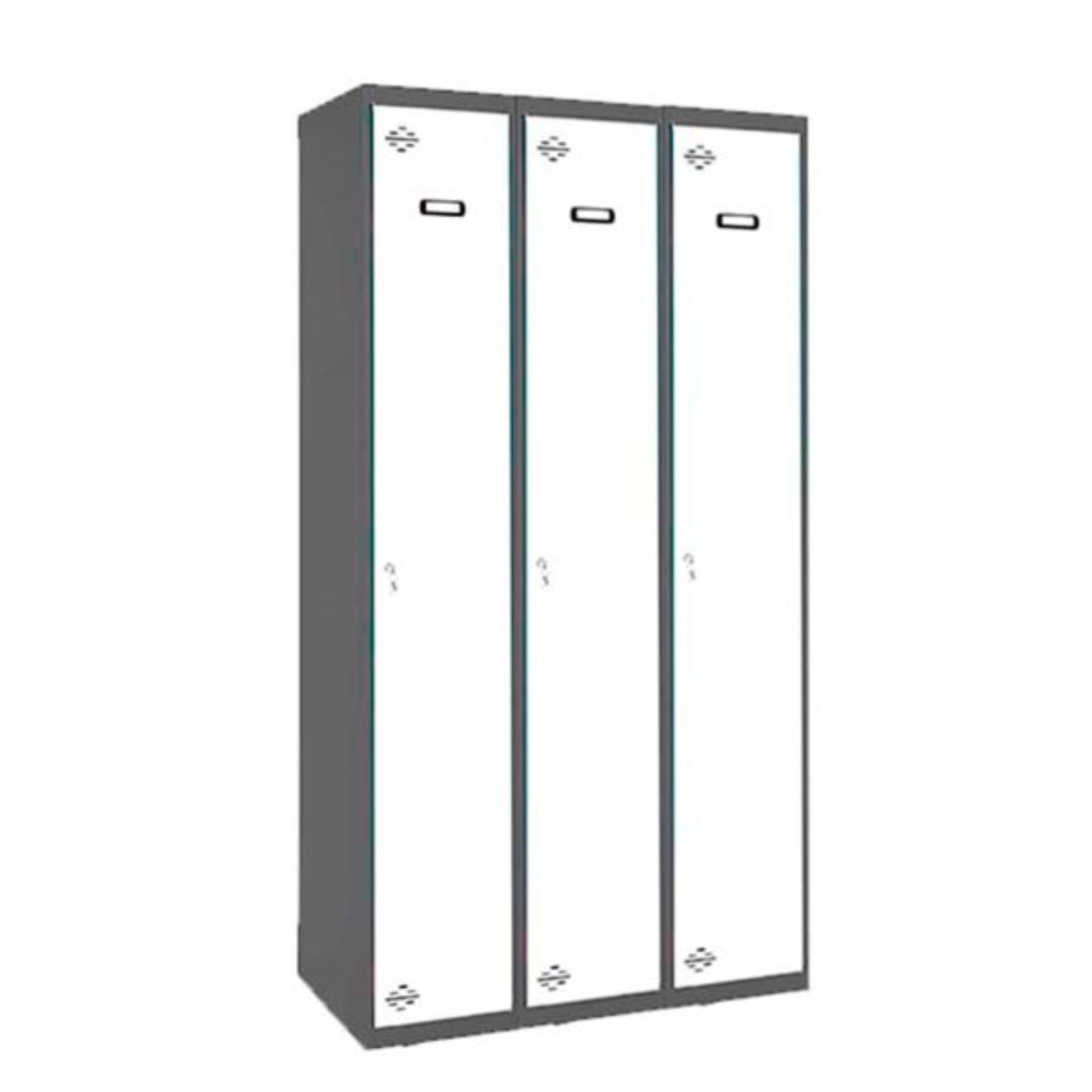  SIMON RACK  Vestiaire industrie propre 3 portes / 3 colonnes en kit  VESTIAIRE, Vestiaire industrie propre en kit RANGESTOCK