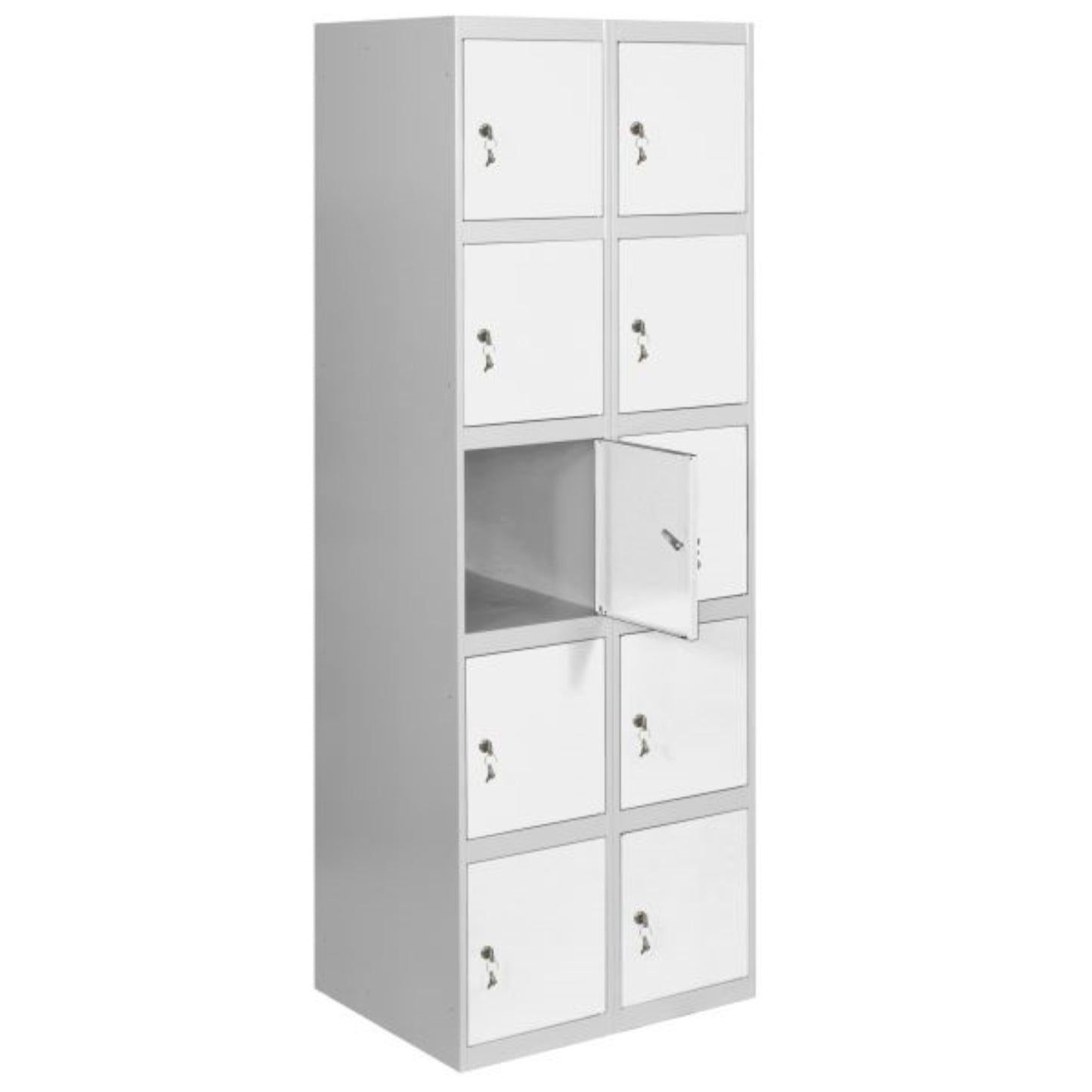  SIMON RACK  Vestiaire industriel 10 cases / 2 colonnes  VESTIAIRE, Vestiaire industriel 5 cases monobloc RANGESTOCK