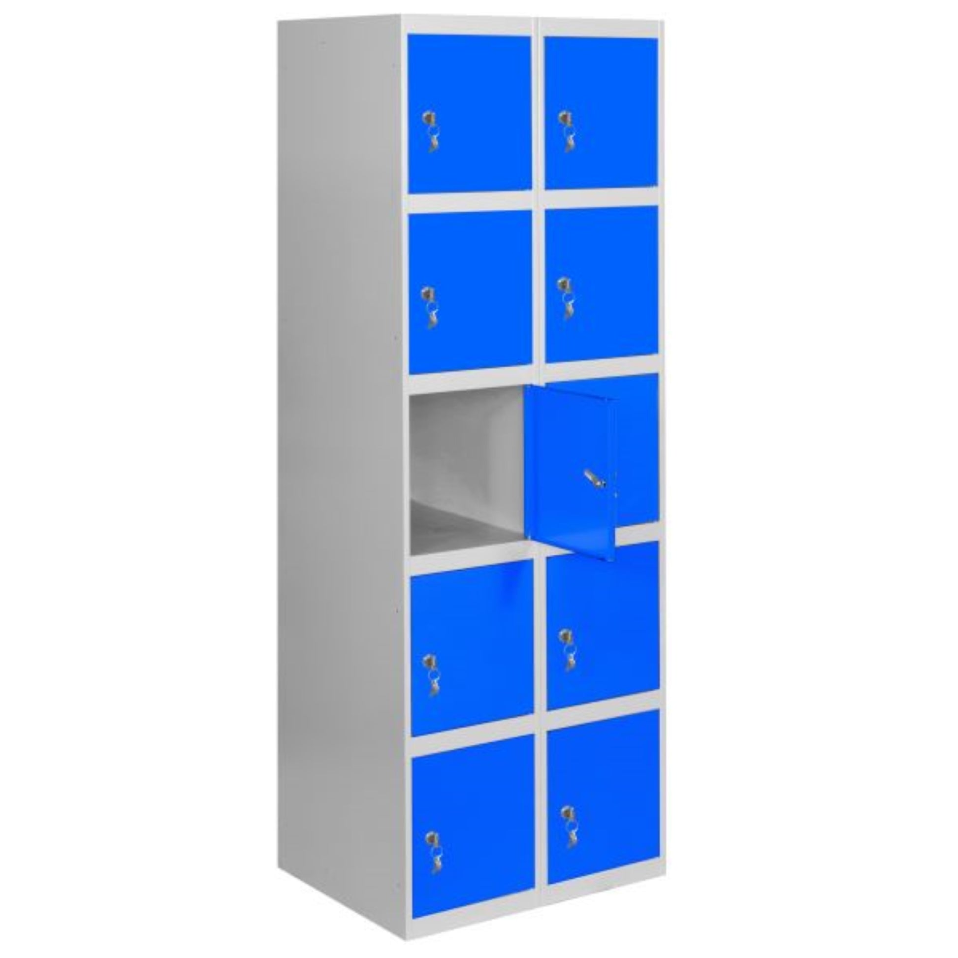  SIMON RACK  Vestiaire industriel 10 cases / 2 colonnes  VESTIAIRE, Vestiaire industriel 5 cases monobloc RANGESTOCK