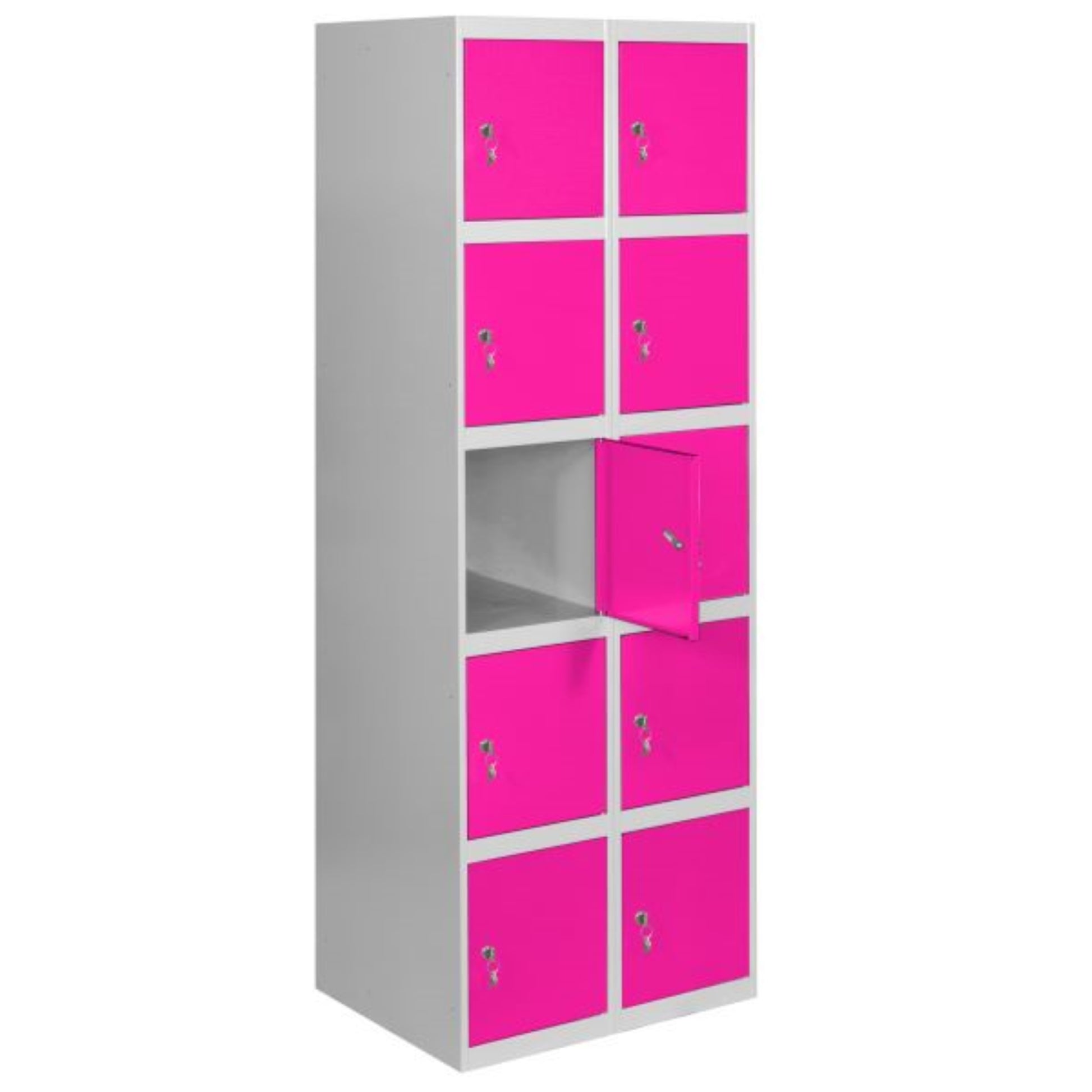  SIMON RACK  Vestiaire industriel 10 cases / 2 colonnes  VESTIAIRE, Vestiaire industriel 5 cases monobloc RANGESTOCK