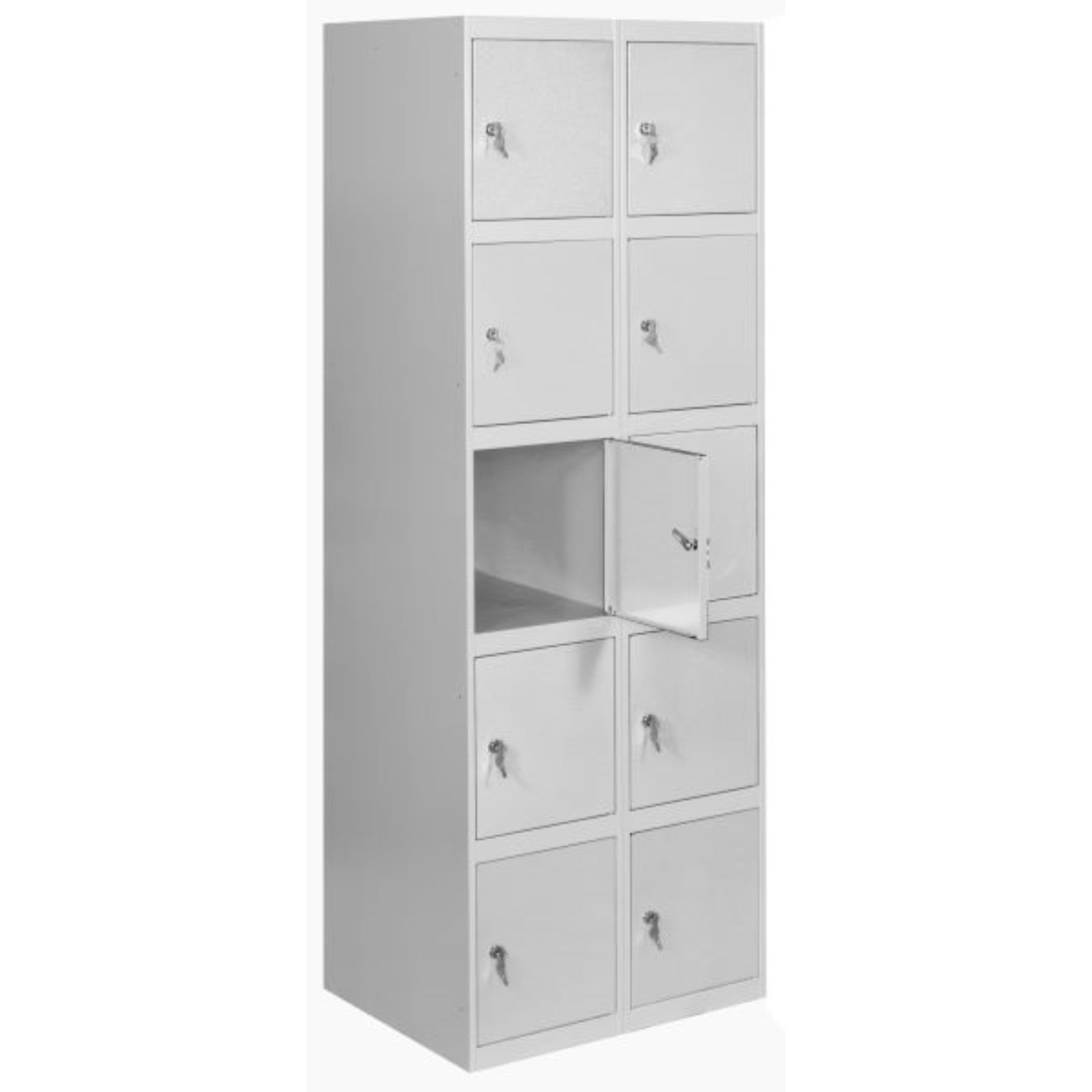  SIMON RACK  Vestiaire industriel 10 cases / 2 colonnes  VESTIAIRE, Vestiaire industriel 5 cases monobloc RANGESTOCK
