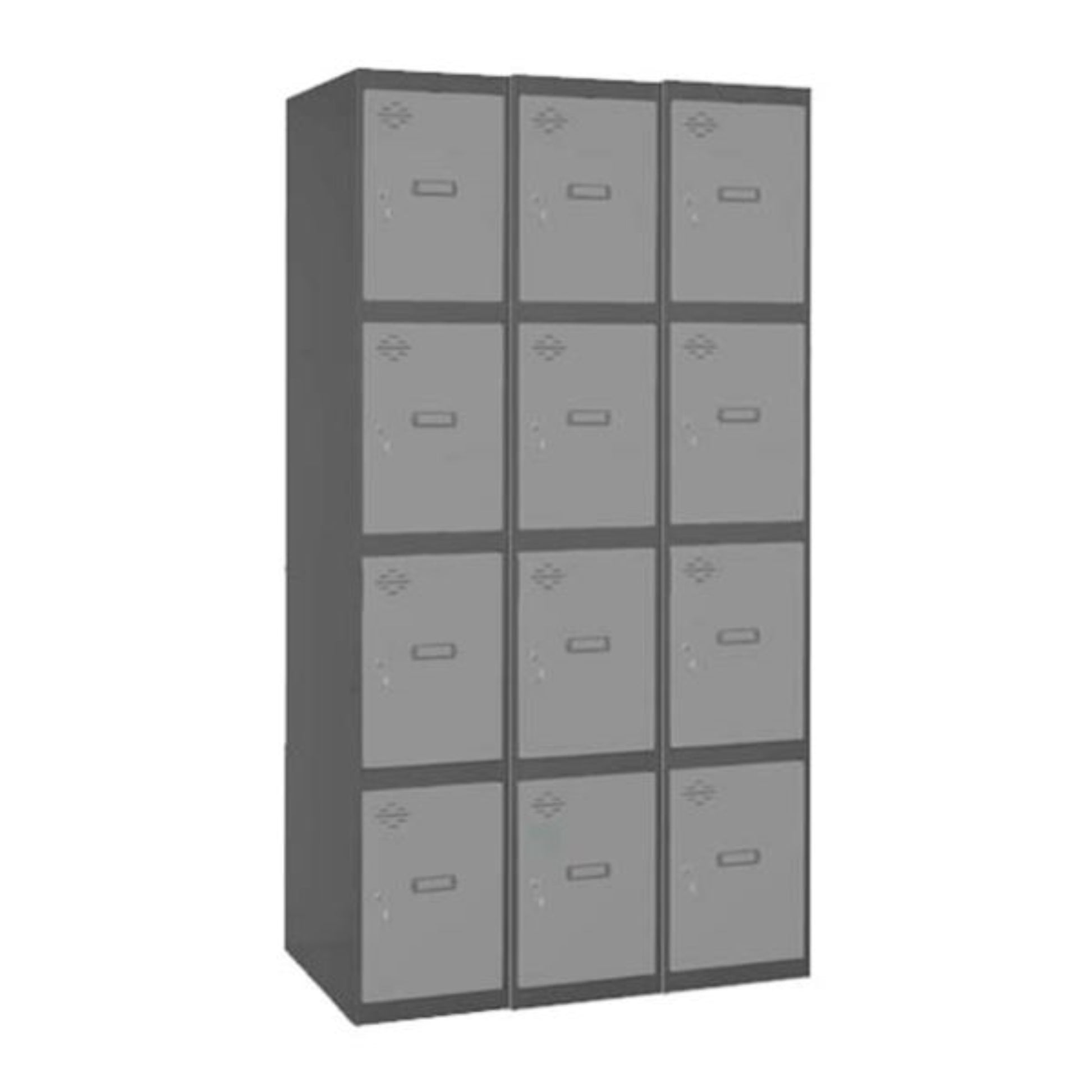  SIMON RACK  Vestiaire industriel 12  cases / 3 colonnes en kit  VESTIAIRE, Vestiaire industriel 4 cases en kit RANGESTOCK