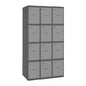  SIMON RACK  Vestiaire industriel 12  cases / 3 colonnes en kit  VESTIAIRE, Vestiaire industriel 4 cases en kit RANGESTOCK