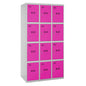  SIMON RACK  Vestiaire industriel 12  cases / 3 colonnes en kit  VESTIAIRE, Vestiaire industriel 4 cases en kit RANGESTOCK