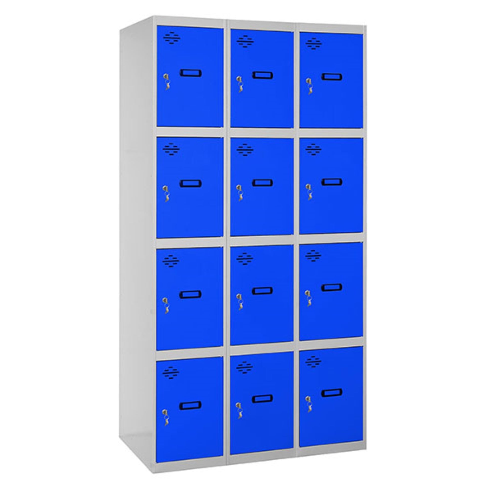  SIMON RACK  Vestiaire industriel 12  cases / 3 colonnes en kit  VESTIAIRE, Vestiaire industriel 4 cases en kit RANGESTOCK