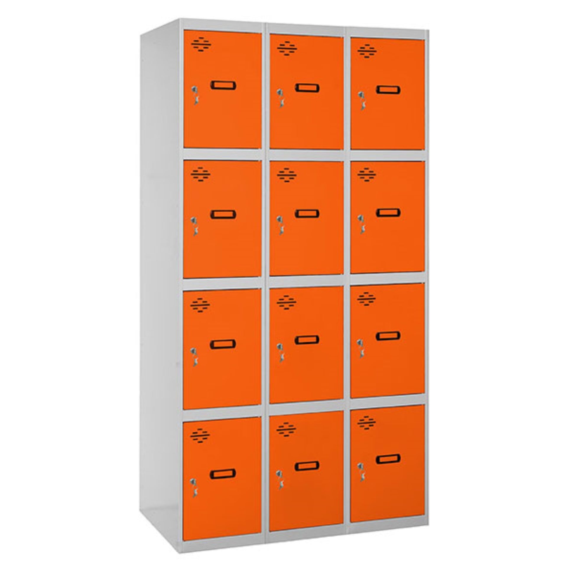  SIMON RACK  Vestiaire industriel 12  cases / 3 colonnes en kit  VESTIAIRE, Vestiaire industriel 4 cases en kit RANGESTOCK