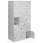  SIMON RACK  Vestiaire industriel 15 cases / 3 colonnes en kit  VESTIAIRE, Vestiaire industriel 5 cases en kit RANGESTOCK