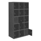  SIMON RACK  Vestiaire industriel 15 cases / 3 colonnes en kit  VESTIAIRE, Vestiaire industriel 5 cases en kit RANGESTOCK