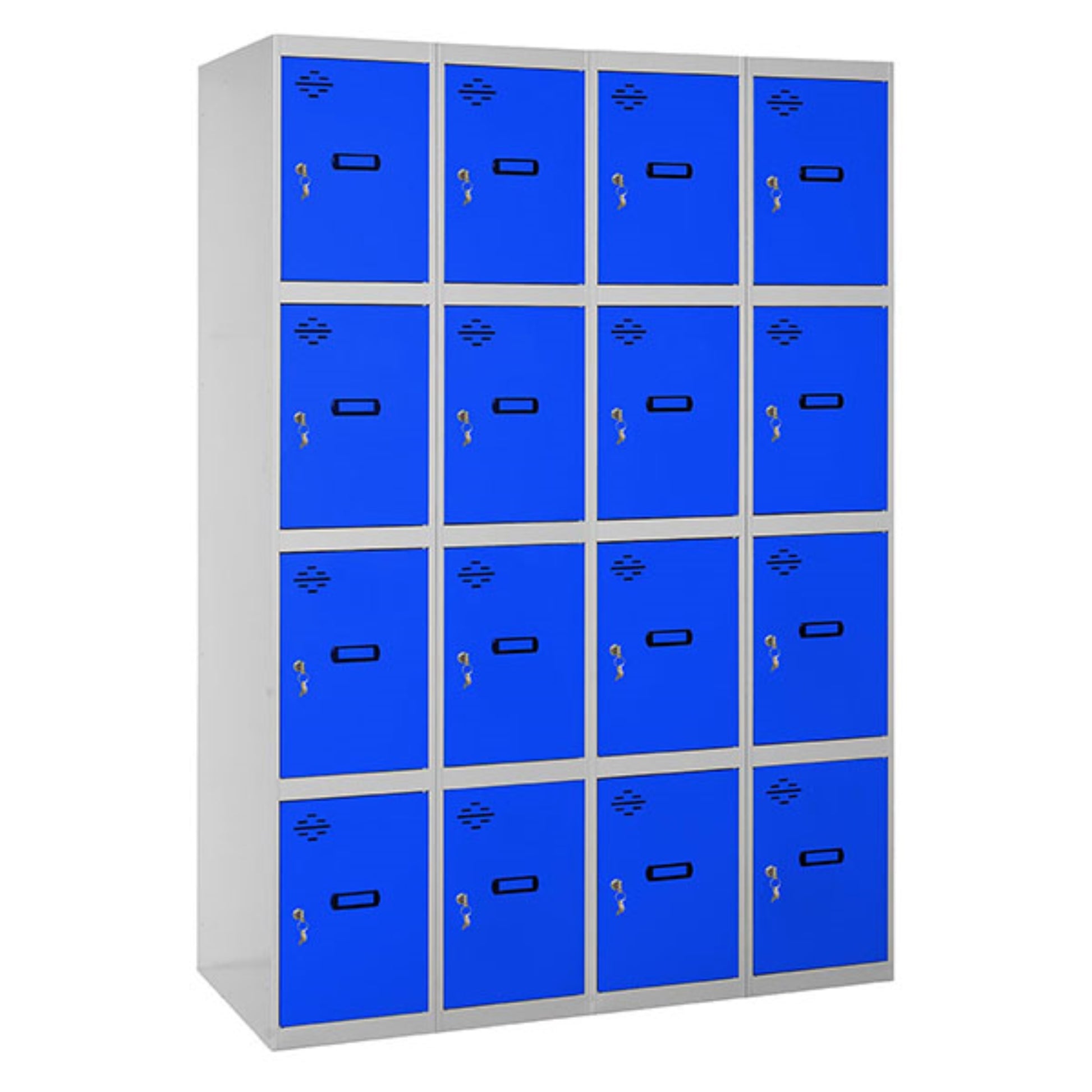  SIMON RACK  Vestiaire industriel 16  cases / 4 colonnes en kit  VESTIAIRE, Vestiaire industriel 4 cases en kit RANGESTOCK