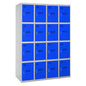  SIMON RACK  Vestiaire industriel 16  cases / 4 colonnes en kit  VESTIAIRE, Vestiaire industriel 4 cases en kit RANGESTOCK