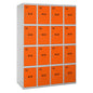  SIMON RACK  Vestiaire industriel 16  cases / 4 colonnes en kit  VESTIAIRE, Vestiaire industriel 4 cases en kit RANGESTOCK