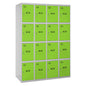  SIMON RACK  Vestiaire industriel 16  cases / 4 colonnes en kit  VESTIAIRE, Vestiaire industriel 4 cases en kit RANGESTOCK