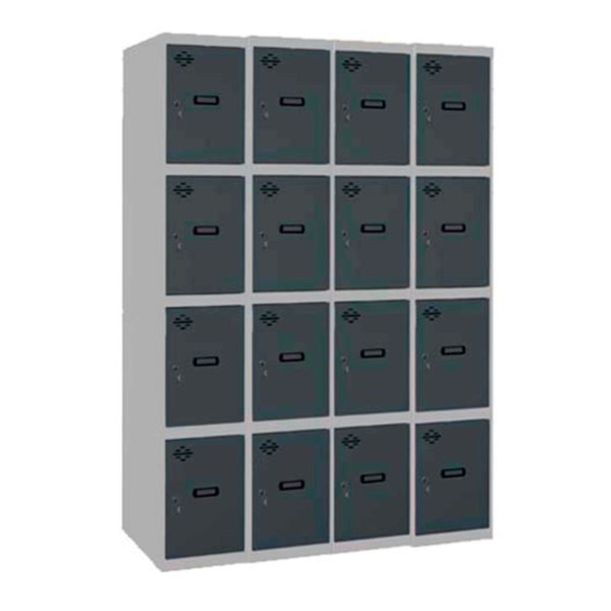  SIMON RACK  Vestiaire industriel 16  cases / 4 colonnes en kit  VESTIAIRE, Vestiaire industriel 4 cases en kit RANGESTOCK