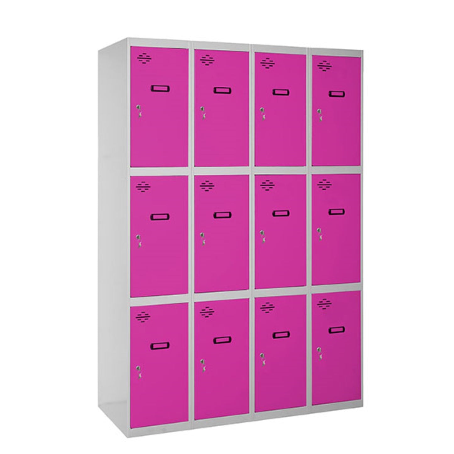  SIMON RACK  Vestiaire industriel 12 cases / 4 colonnes  VESTIAIRE, Vestiaire industriel 3 cases monobloc RANGESTOCK