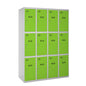  SIMON RACK  Vestiaire industriel 12 cases / 4 colonnes  VESTIAIRE, Vestiaire industriel 3 cases monobloc RANGESTOCK