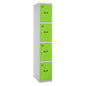  SIMON RACK  Vestiaire industriel 4 cases / 1 colonne  VESTIAIRE, Vestiaire industriel 4 cases monobloc RANGESTOCK