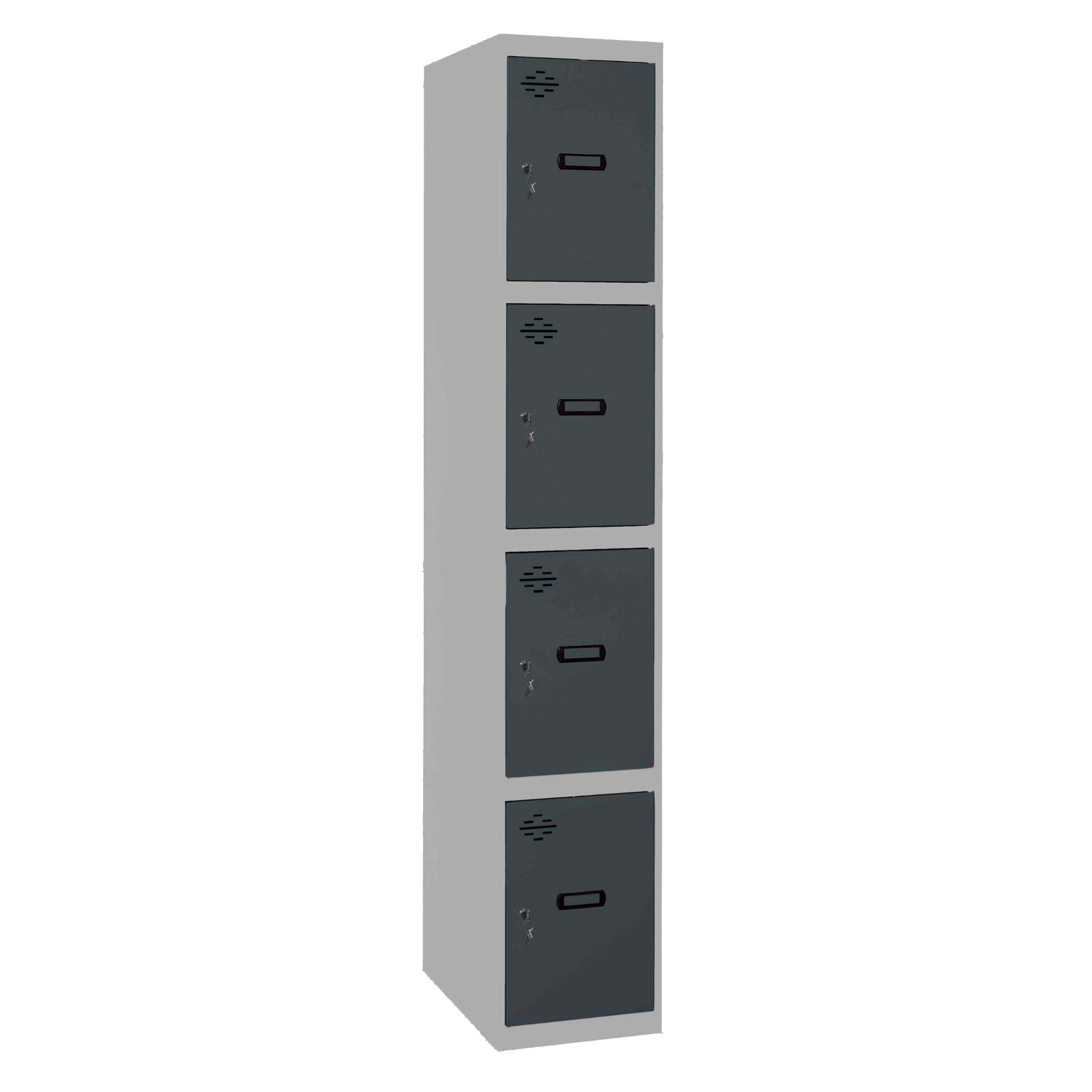  SIMON RACK  Vestiaire industriel 4 cases / 1 colonne  VESTIAIRE, Vestiaire industriel 4 cases monobloc RANGESTOCK