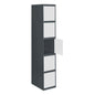  SIMON RACK  Vestiaire industriel 5 cases / 1 colonne en kit initial  VESTIAIRE, Vestiaire industriel 5 cases en kit RANGESTOCK