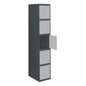  SIMON RACK  Vestiaire industriel 5 cases / 1 colonne en kit initial  VESTIAIRE, Vestiaire industriel 5 cases en kit RANGESTOCK