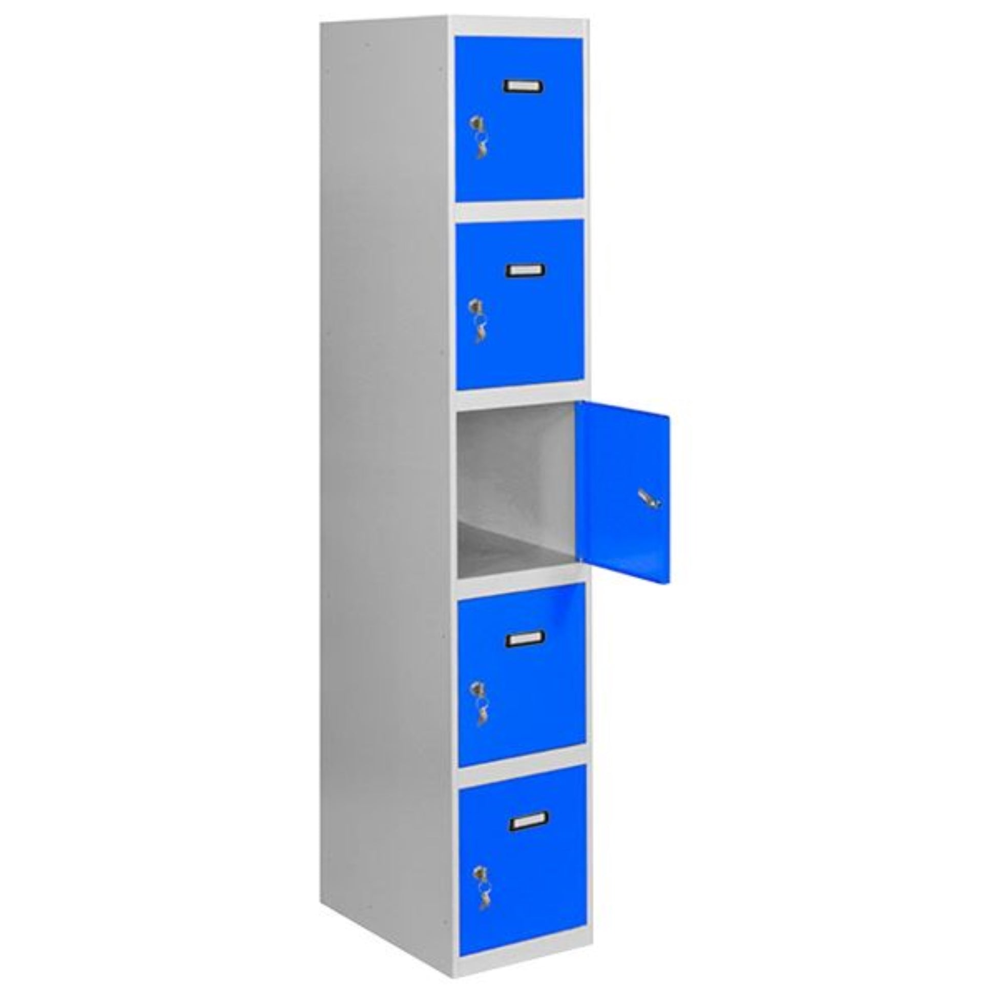  SIMON RACK  Vestiaire industriel 5 cases / 1 colonne en kit initial  VESTIAIRE, Vestiaire industriel 5 cases en kit RANGESTOCK