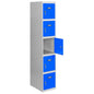  SIMON RACK  Vestiaire industriel 5 cases / 1 colonne en kit initial  VESTIAIRE, Vestiaire industriel 5 cases en kit RANGESTOCK