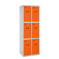  SIMON RACK  Vestiaire industriel 6 cases / 2 colonnes  VESTIAIRE, Vestiaire industriel 3 cases monobloc RANGESTOCK